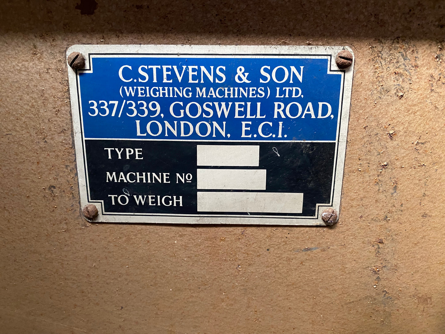 Retro Heavy Duty C.Stevens and sons 600kg Scales