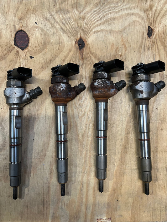 VW Crafter/MAN TGE 2.0 TDI Diesel injector set of four 0445 110 986 / 04L 130 277 BE