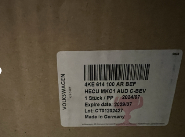 New Genuine Audi Break Servo Unit With Motor 4KE614100ARBEF