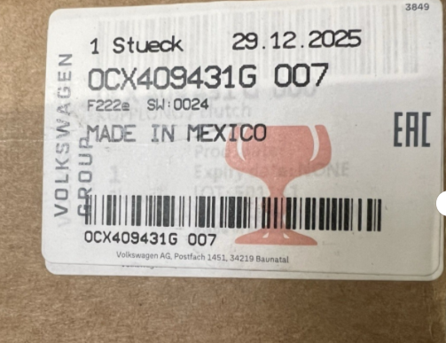 New Genuine Audi A6 / S6 / A7 Hybrid Quattro Four Wheel Coupling 0CX409431G 007