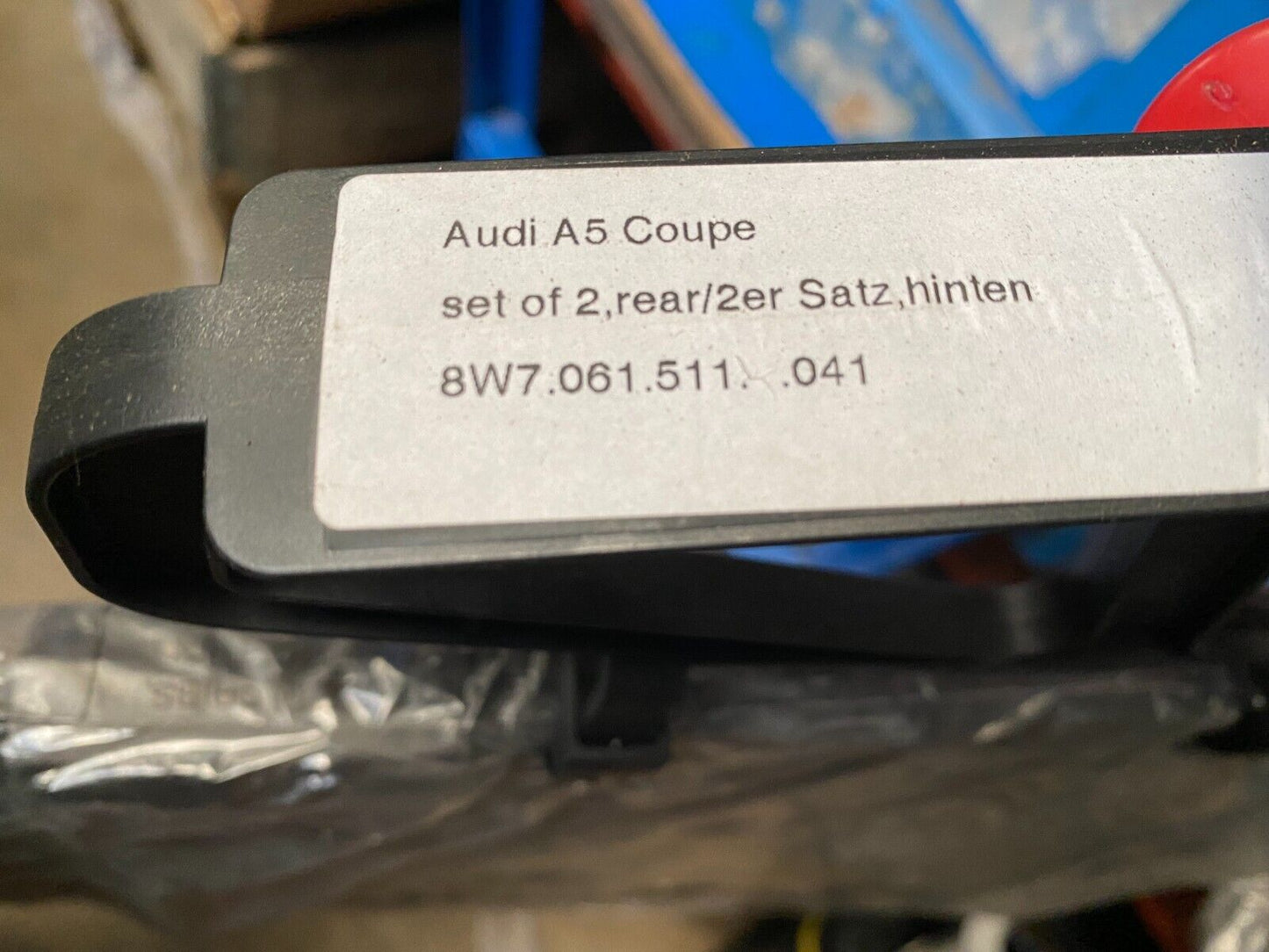 New Genuine Audi A5/S5/RS5 2017 on Rear Rubber Mat set 8W7061511041