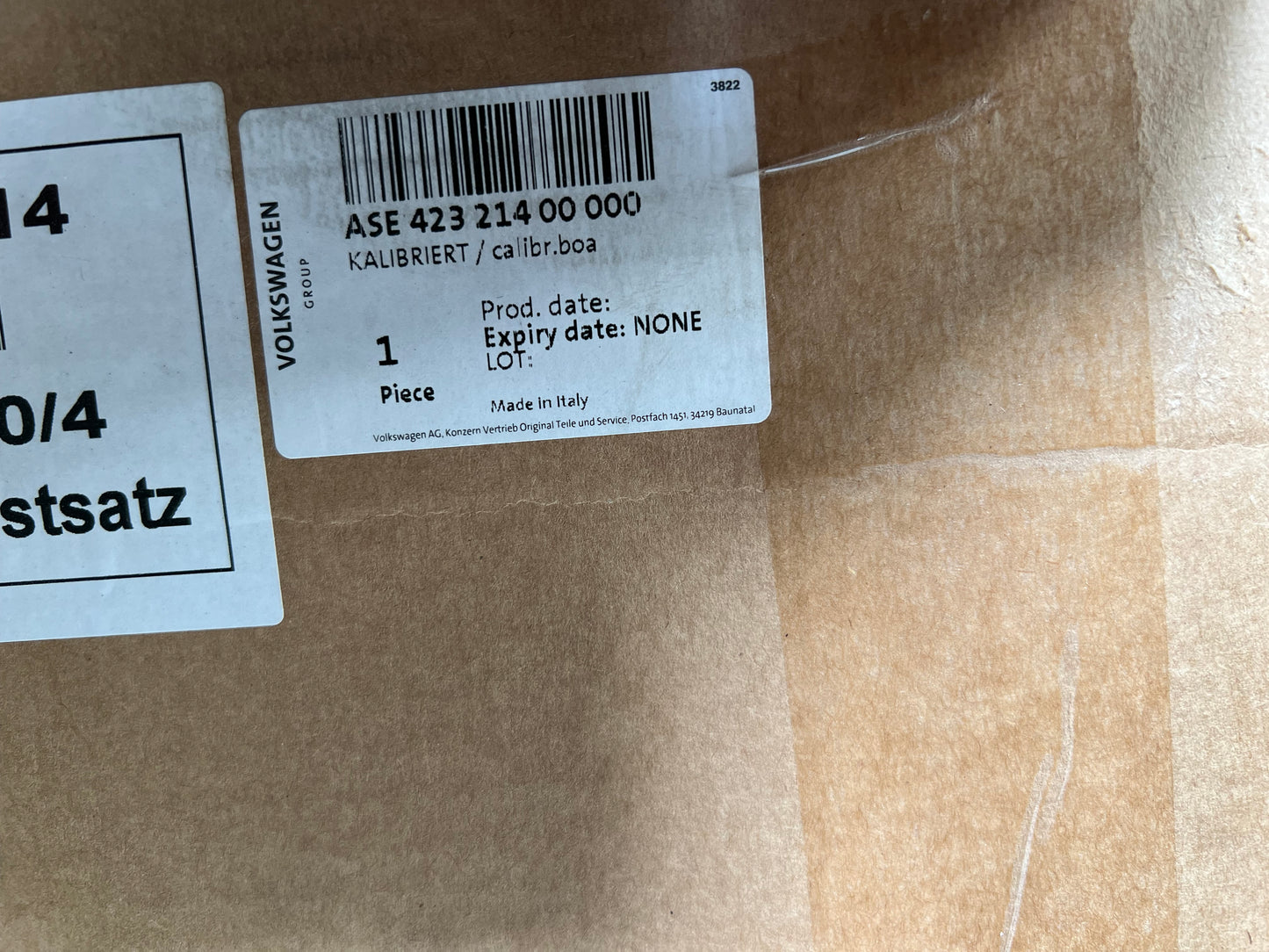 Calibration board for lane guard system VAS 6430/4 ASE42321400000
