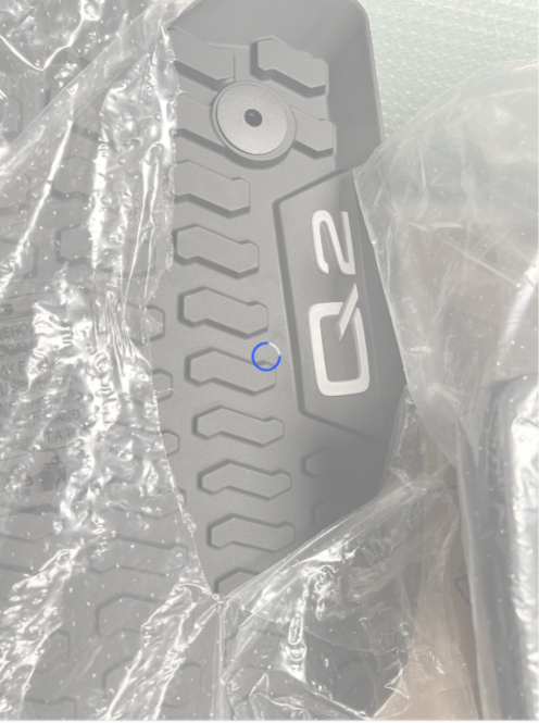 New Genuine Audi Q2 2017-On rubber all-weather rubber mat set