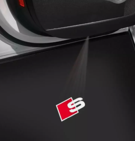 New Genuine Audi LED Puddle Lights with S-line Logo 4G0052133J