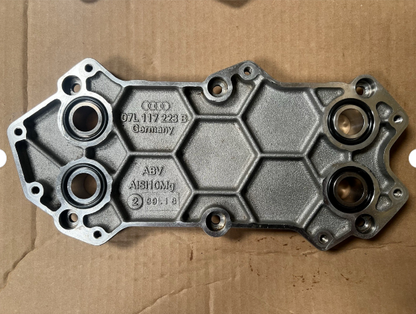 Genuine Audi R8 Coupe/Spyder Oil Cooler Base Plate 07L117223B