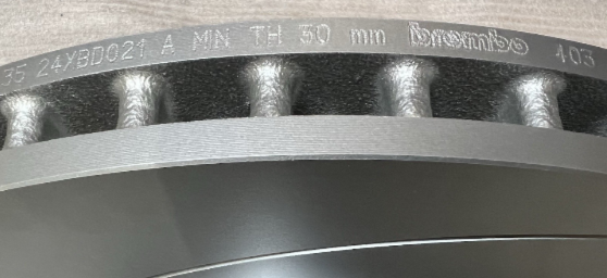New Genuine Aston Martin DB11 Rear Brake Disc AD43-2C026-AC 4.0 Petrol 375kw AD43-2C026-AC