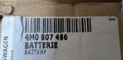 New Genuine Audi Bentley Lamborghini Volkswagen Battery For Emergency Supply 4M0907486