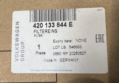 New Genuine Audi Lamborghini Filter Element 420133844E