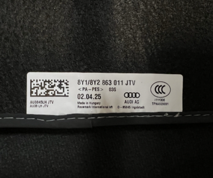 New (other) Genuine Audi A3 Front & Rear Carpet Mats 8Y2863011AJTV