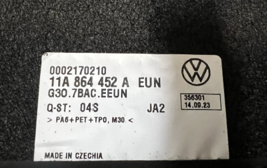 New (other) Genuine Vw ID.4 F & R Carpet Mats 11A864452AEUN - 10C864435BEUN