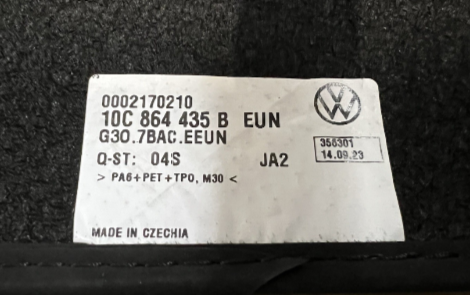 New (other) Genuine Vw ID.4 F & R Carpet Mats 11A864452AEUN - 10C864435BEUN