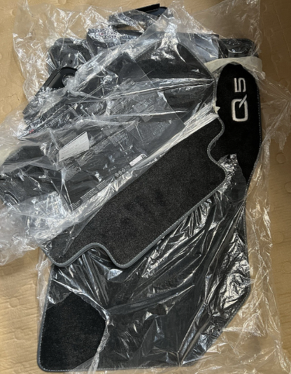 New Genuine Audi Q5 F & R Carpet Mats 80C061275BMNO - 80A061276CMNO