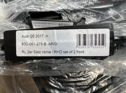 New Genuine Audi Q5 F & R Carpet Mats 80C061275BMNO - 80A061276CMNO