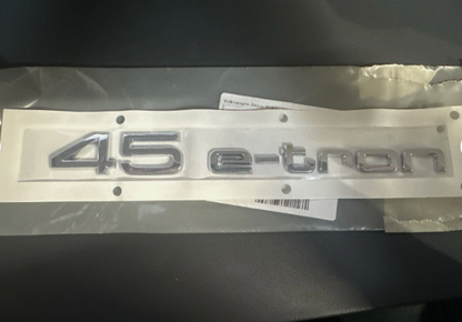 New Genuine Audi A3 Saloon[45 e-tron]Rear Badge Chrome Lettering 4M0853744B 2ZZ