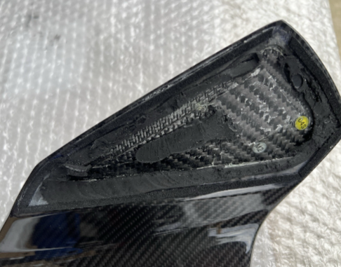 Used Audi A3 Carbon Roof Edge Spoiler 8Y4071645A3Q0