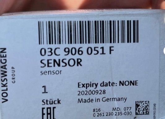 New Genuine Audi Vw VAG Group Manifold Pressure Sensor 03C906051F