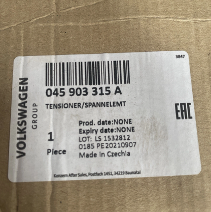 New Genuine Audi SEAT Skoda VW Belt Tensioner 045903315A