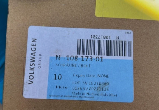 New Genuine Crafter / E-Crafter (x1) Hex Collard Bolt N10817301