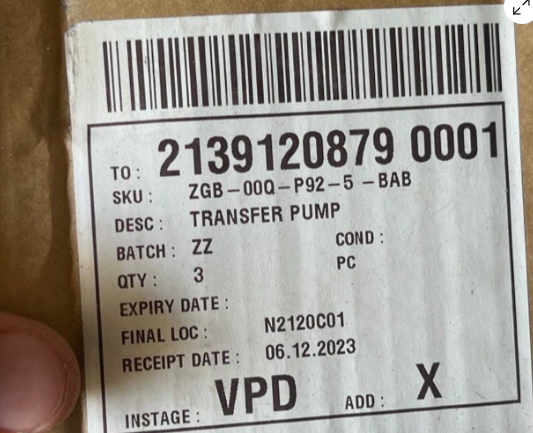New Genuine VAG Group Transfer Pump For Various Fluids ZGB00QP925BAB