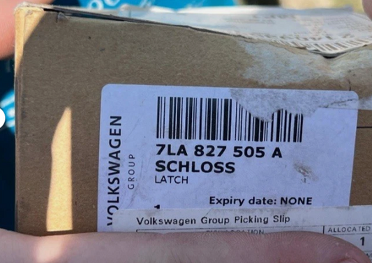 New Genuine Vw Caddy / IBuzz Rear Boot Lock 7LA827505A