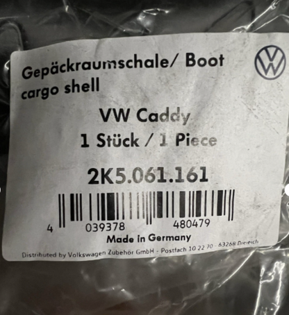 New Genuine Vw Caddy boot liner 2K5 061 161