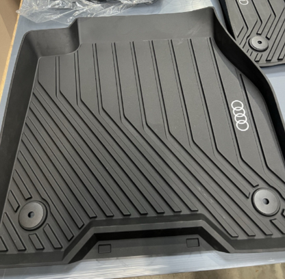 New Genuine Audi Q6 Front And Rear Rubber Mats 85H061511041 - 85C061501041