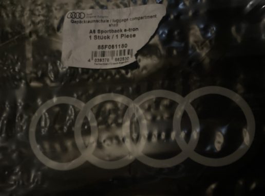 New Genuine Audi A6 e-tron Rubber Boot Liner 85F061180