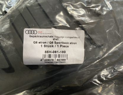 New Genuine Audi Q6 e-tron / Sportback Rubber Bootliner 85H061180