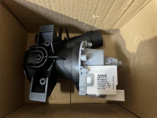 New Genuine Hoover Washing Machine Drain Pump & Filter 41042258
