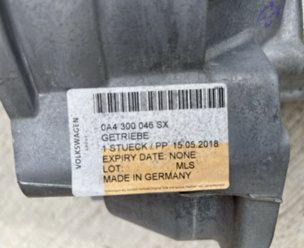 New Old Stock Vw Caddy 5spd Manual gearbox 1.6 tdi