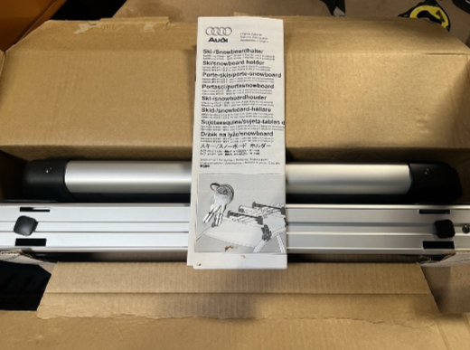 New (Old Stock) Genuine Audi Ski And Snowboard Holder 4M0071129A