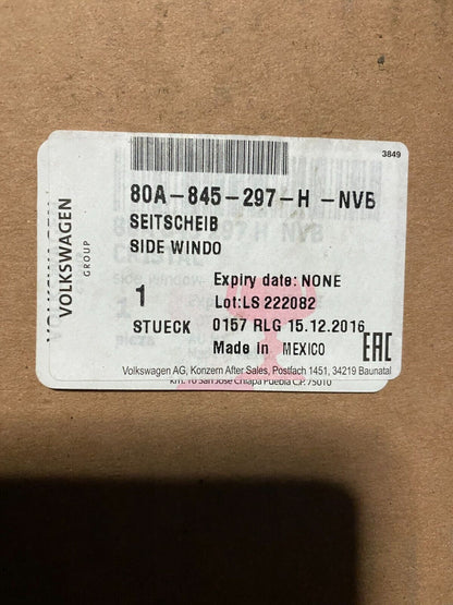 New Genuine Audi Q5 rear left Side window Audi Q5 80A 845 297 H NVB
