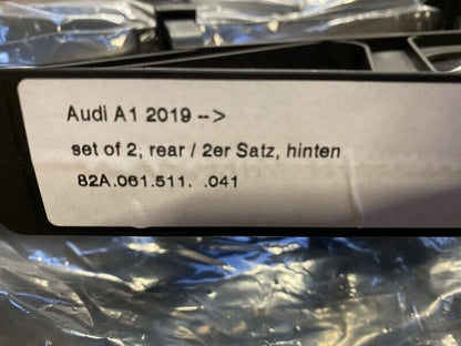 New Genuine Audi A1/S1 set of two rear rubber floor mats 82A061511041