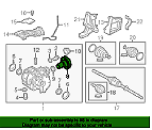 New Genuine Land Rover Flange LR051289