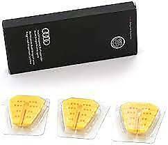 New Genuine Audi Air freshener Replacement Cartridges Set of 3 Yellow: